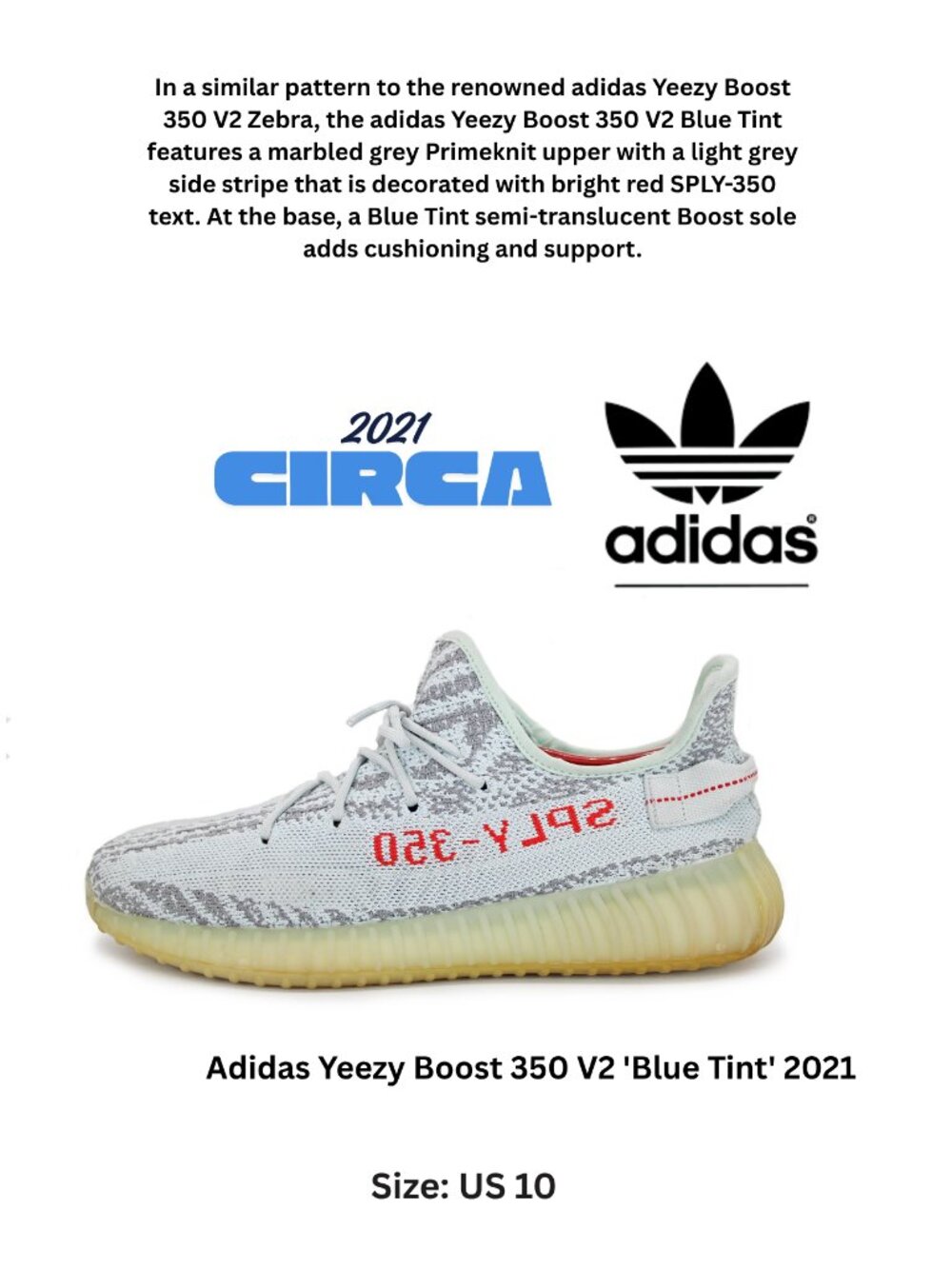 Adidas Yeezy Boost 350 V2 'Blue Tint'